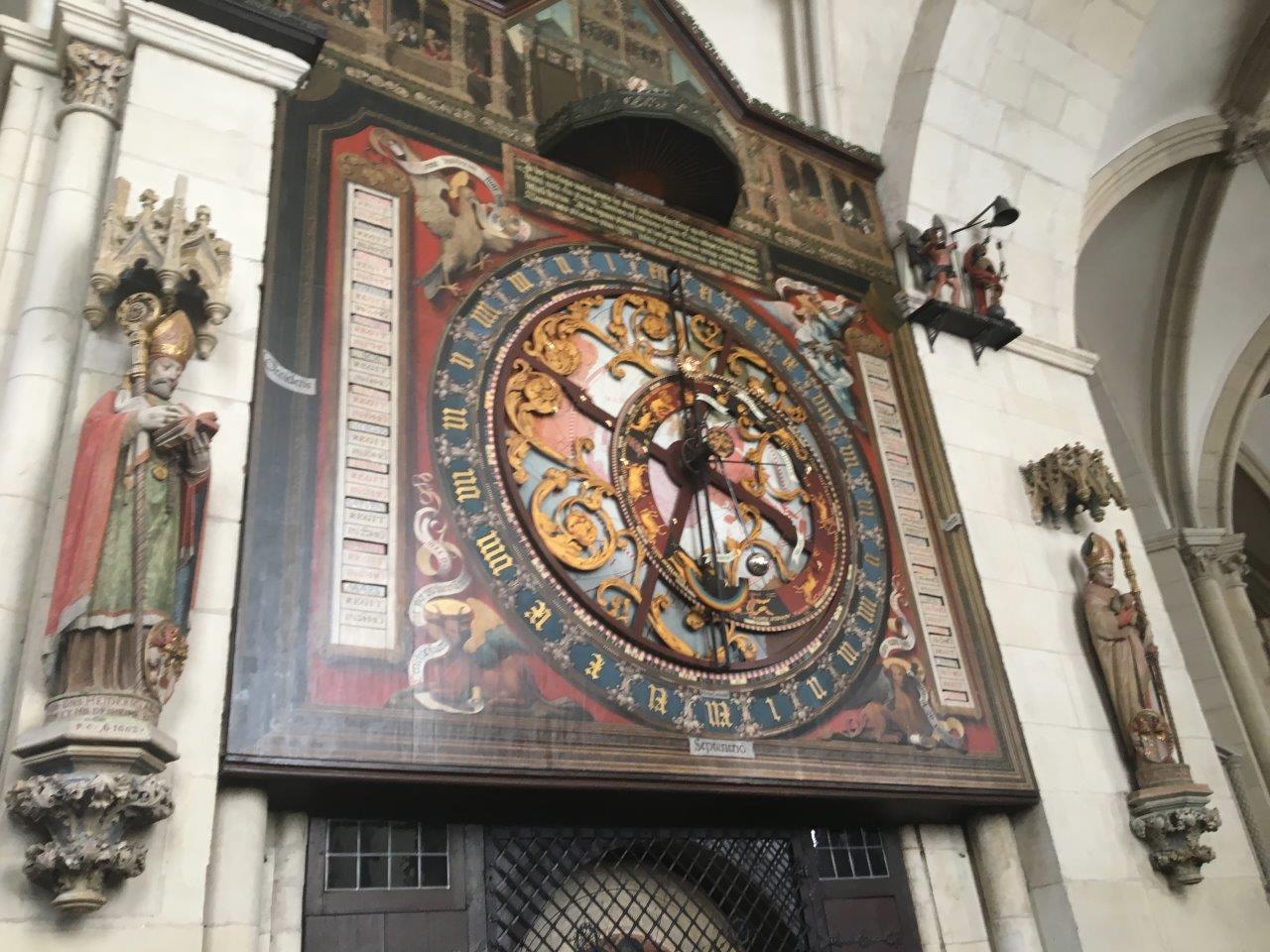 astronomische Uhr im St. Paulus-Dom